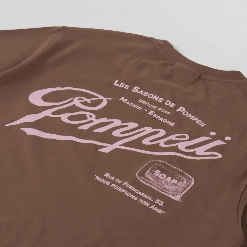 Pompeii Sabons De Pompeii T Shirt Chocolate-4