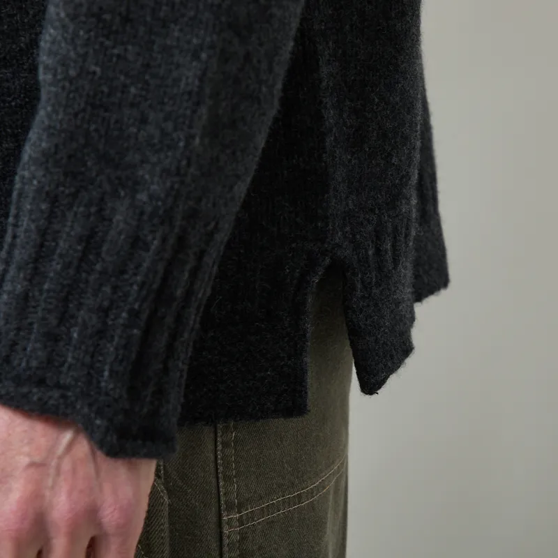 Pittari Seti Lambswool Sweater Charcoal-6