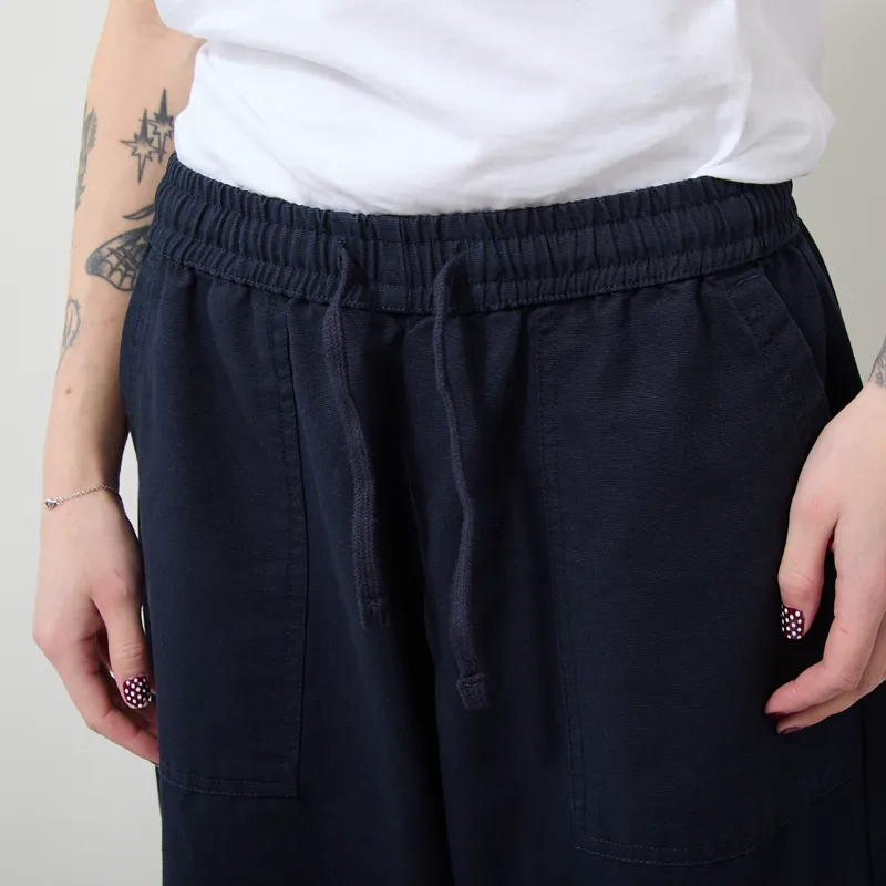 Service Works Womens Canvas Barrel Pants Dark Navy-3