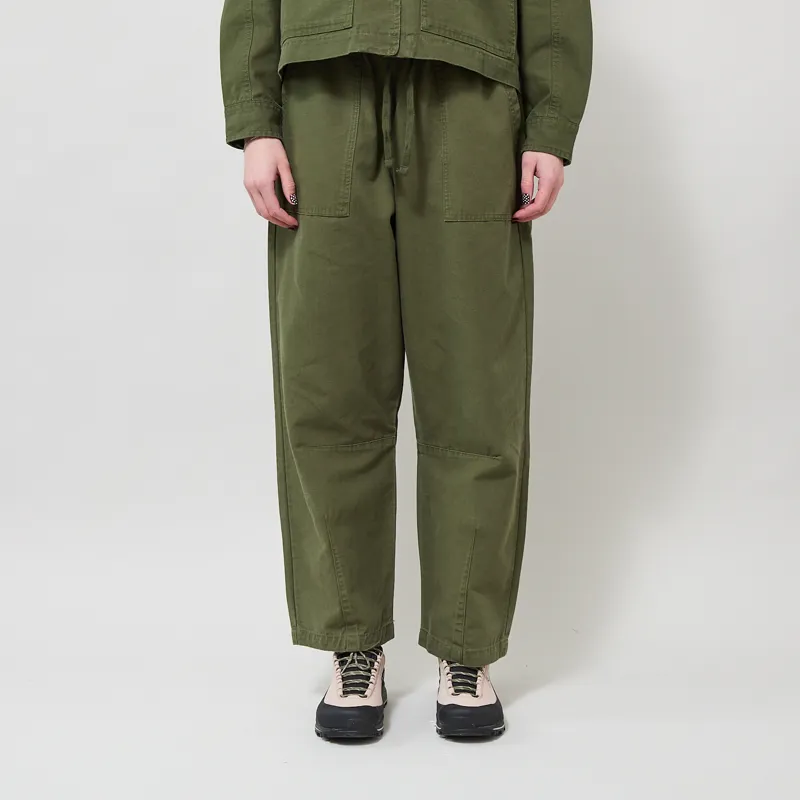 Service Works Womens Canvas Barrel Pants Olive