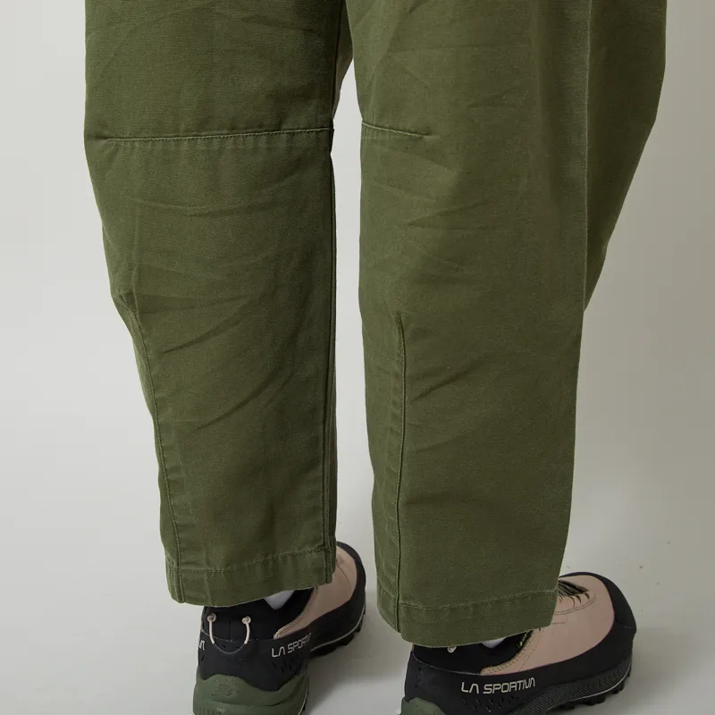Service Works Womens Canvas Barrel Pants Olive-5