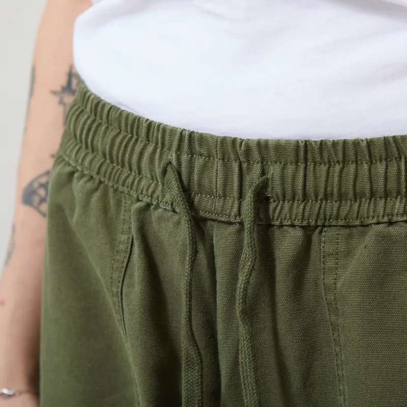 Service Works Womens Canvas Barrel Pants Olive-8