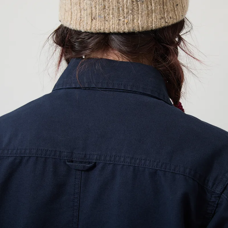 Service Works Womens Canvas Cropped Work Jacket Dark Navy-4