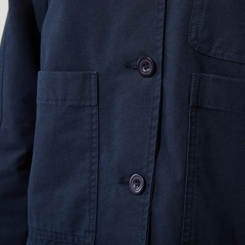 Service Works Womens Canvas Cropped Work Jacket Dark Navy-11