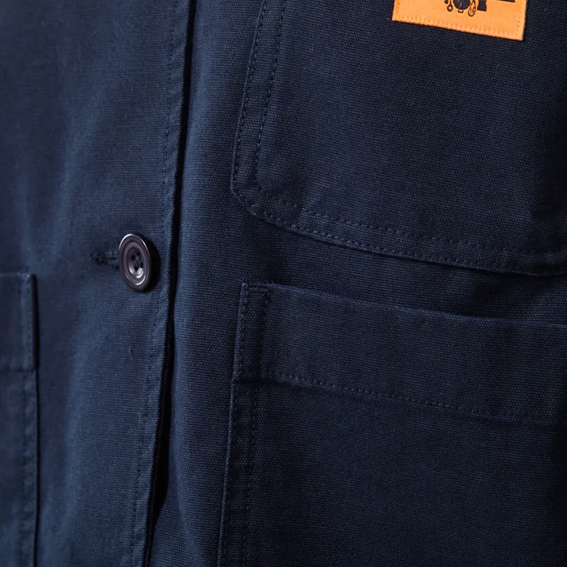 Service Works Womens Canvas Cropped Work Jacket Dark Navy-6