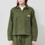 Service Works Womens Canvas Cropped Work Jacket Olive