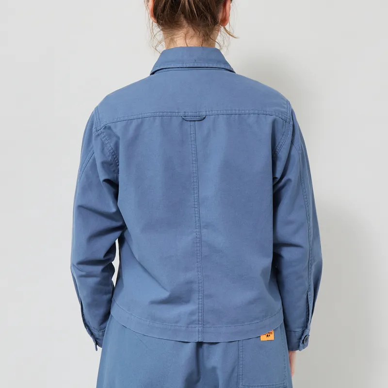 Service Works Womens Canvas Cropped Work Jacket Slate-2