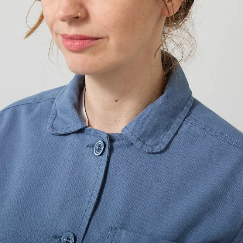 Service Works Womens Canvas Cropped Work Jacket Slate-11