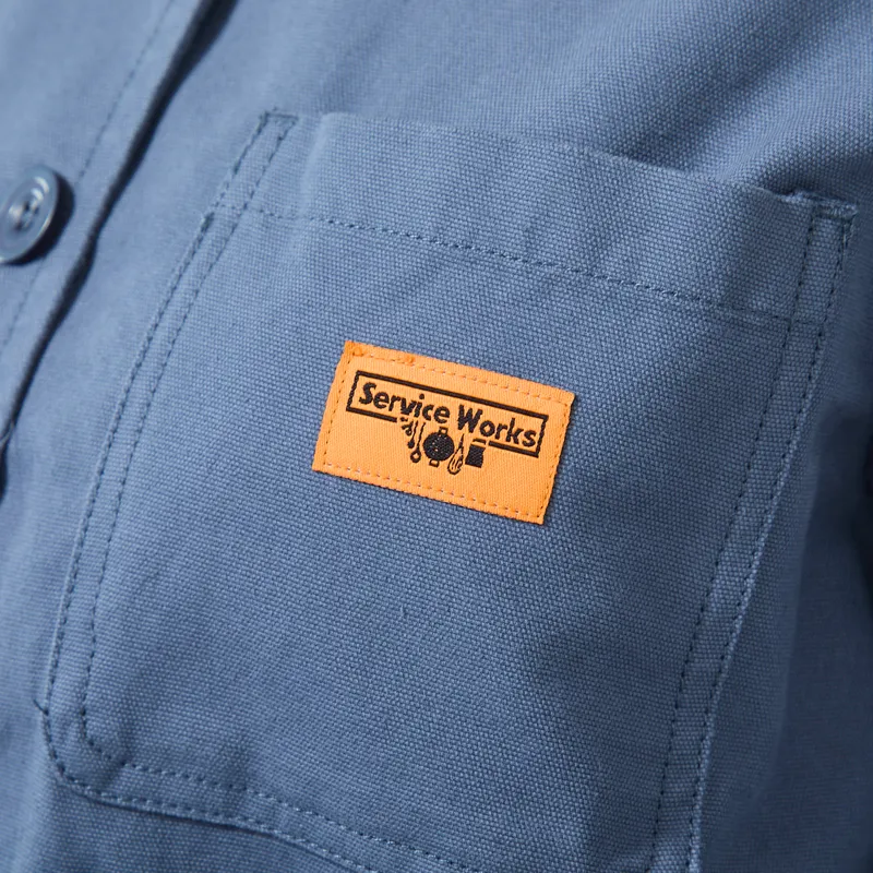 Service Works Womens Canvas Cropped Work Jacket Slate-5