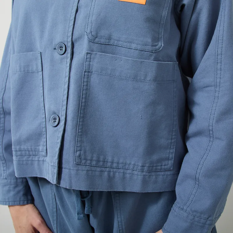 Service Works Womens Canvas Cropped Work Jacket Slate-8