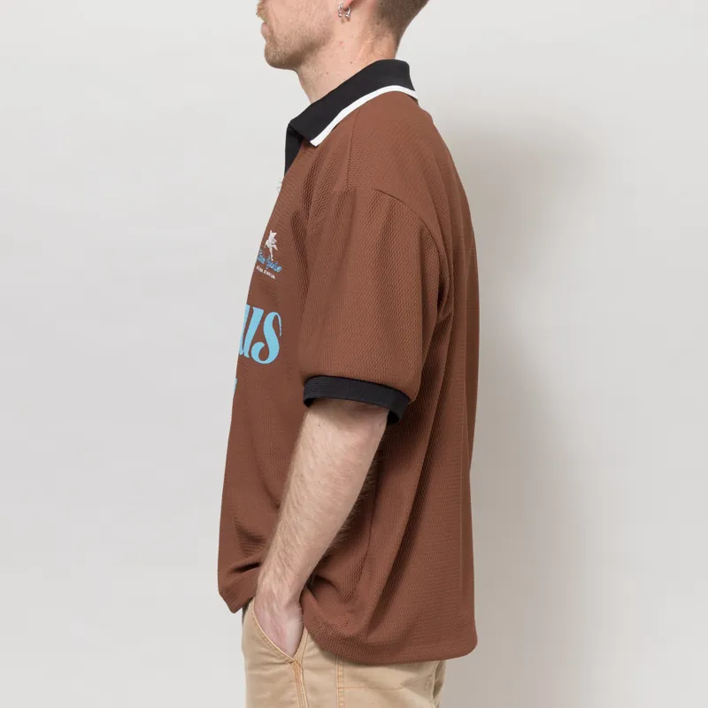Goodies Sportive Sprtv Football T Shirt Brown-2