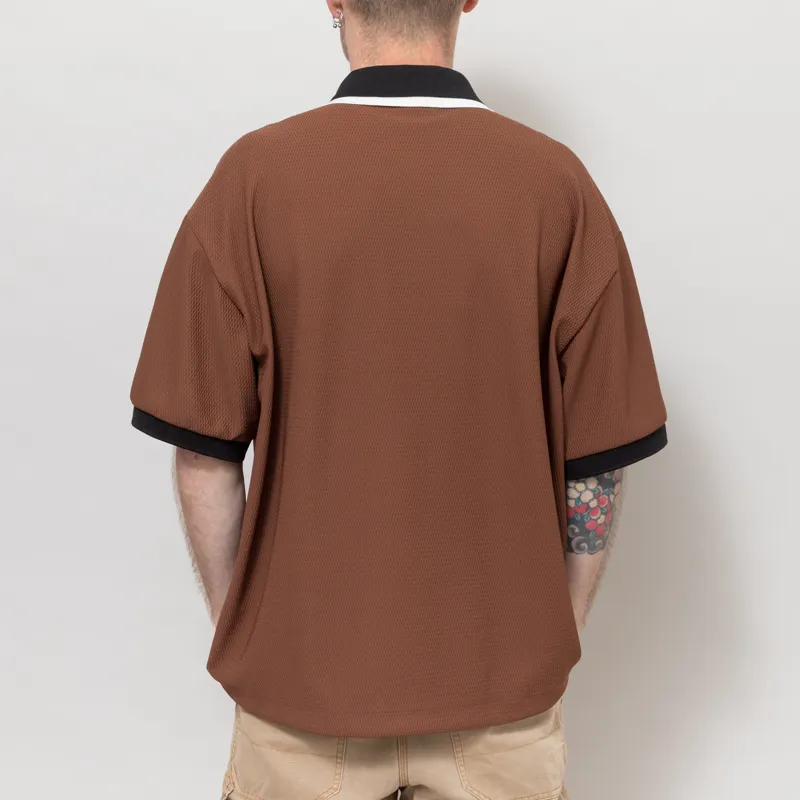 Goodies Sportive Sprtv Football T Shirt Brown-3