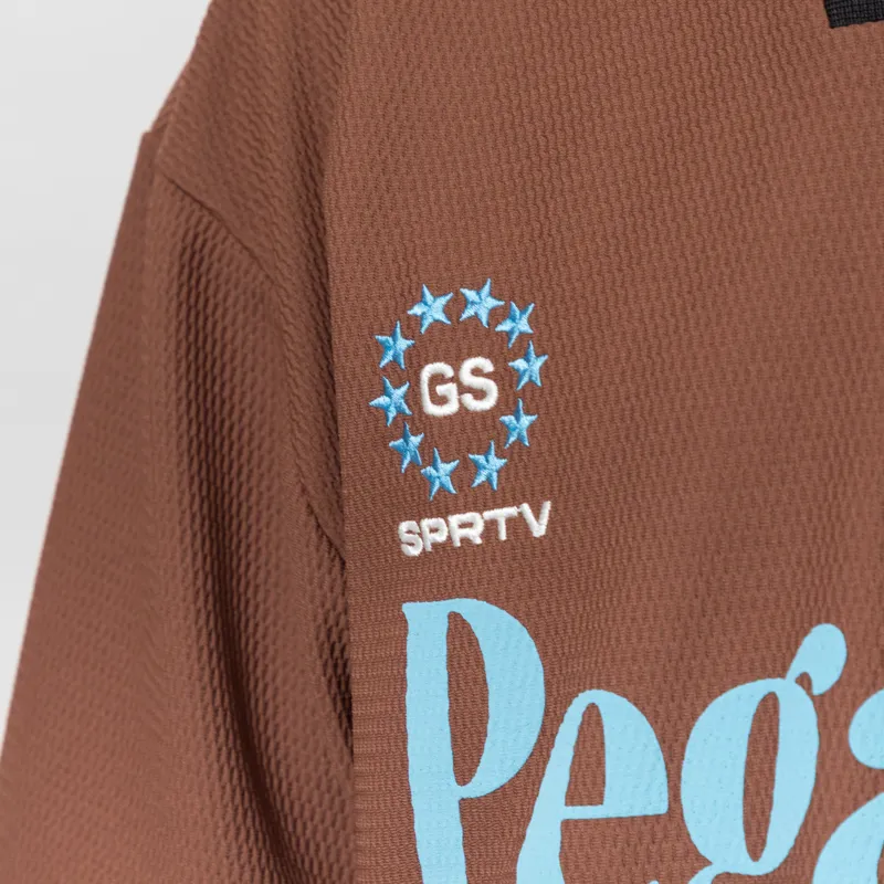 Goodies Sportive Sprtv Football T Shirt Brown-7