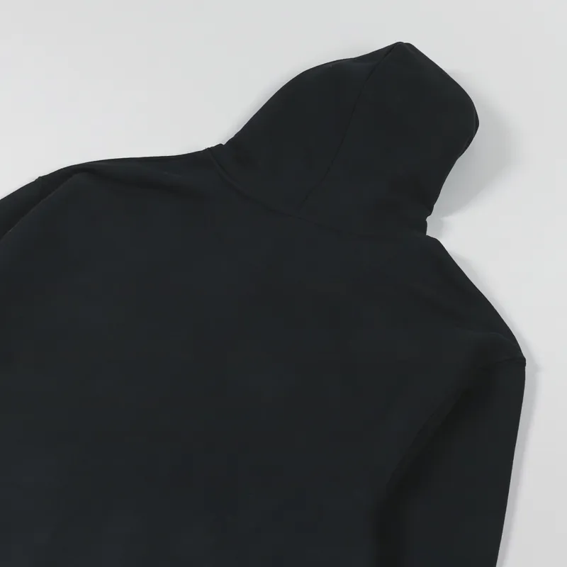 Working Class Heroes Heavyweight Oversized Hoodie Black-3