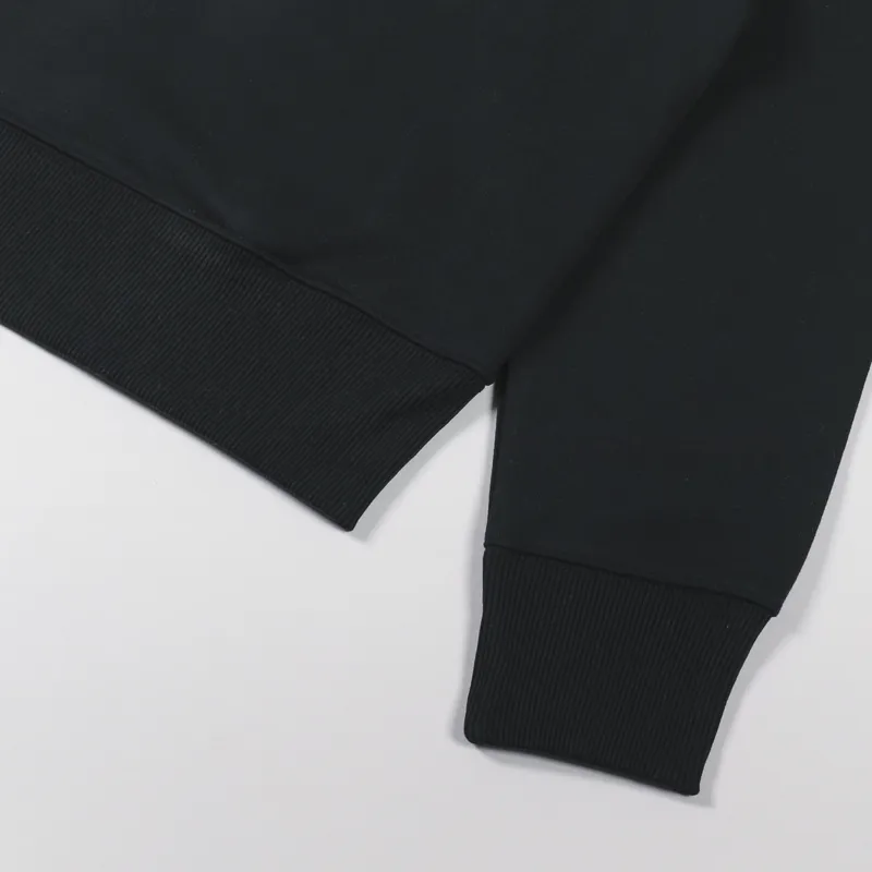 Working Class Heroes Heavyweight Oversized Hoodie Black-6