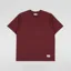 Working Class Heroes Heavyweight Oversized T Shirt Burgundy