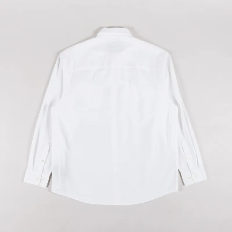 Barbour Arnham Oversized Oxford Jungle Shirt White-1