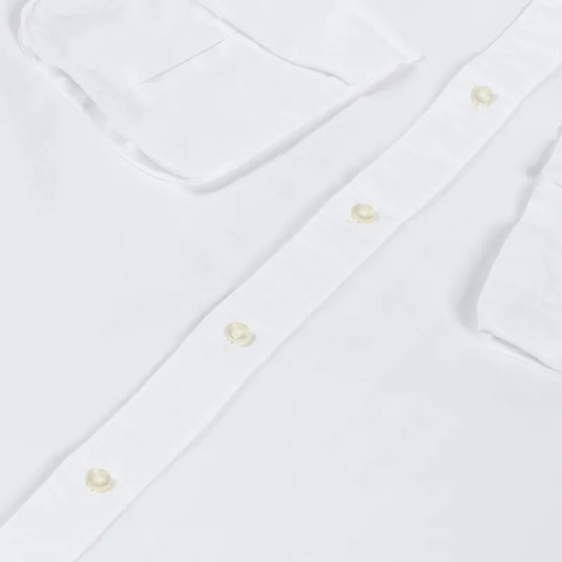 Barbour Arnham Oversized Oxford Jungle Shirt White-5