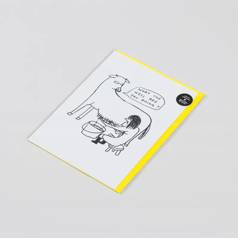 David Shrigley What The Hell Card