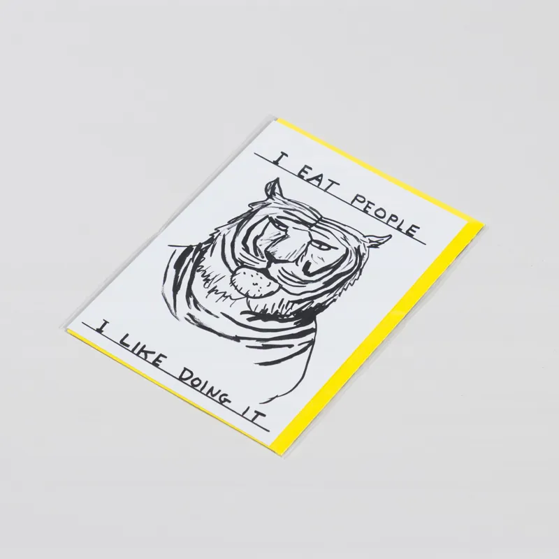 David Shrigley I Eat People Card