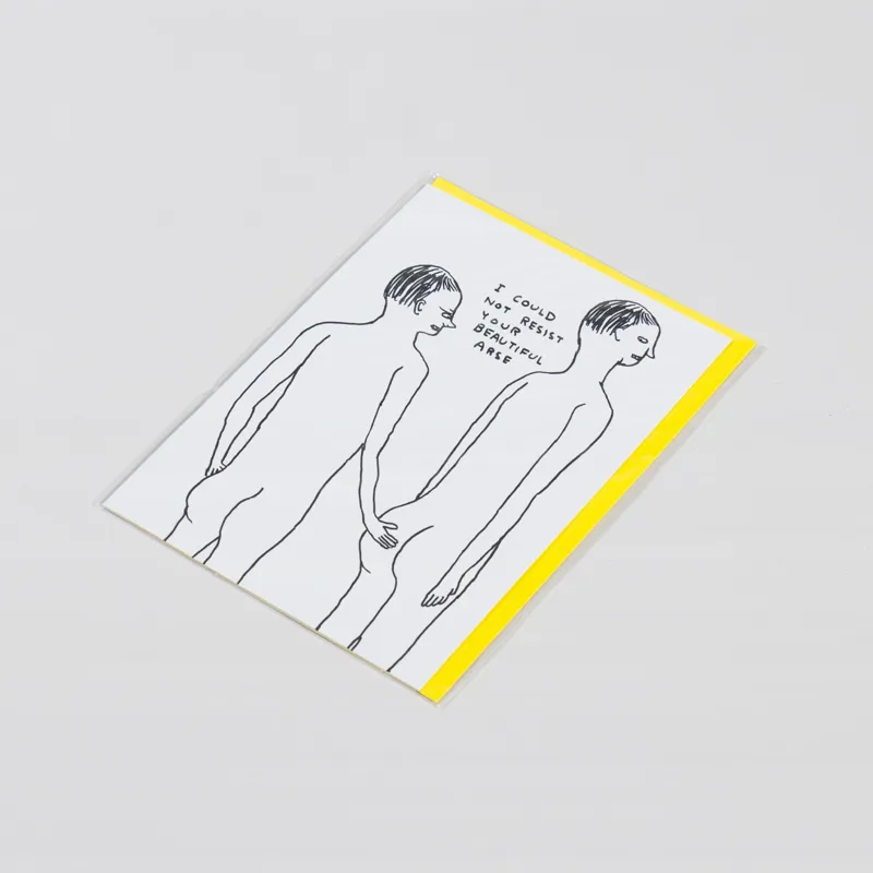 David Shrigley Beautiful Arse Card