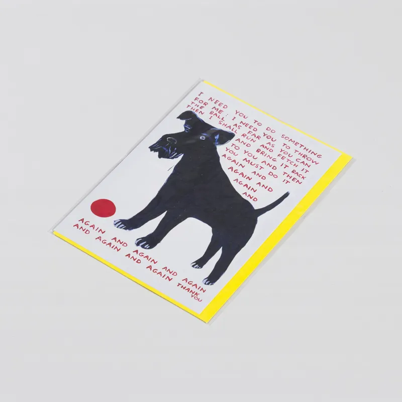 David Shrigley Do Something For Me Card