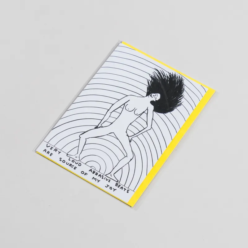 David Shrigley Very Loud Beats Card