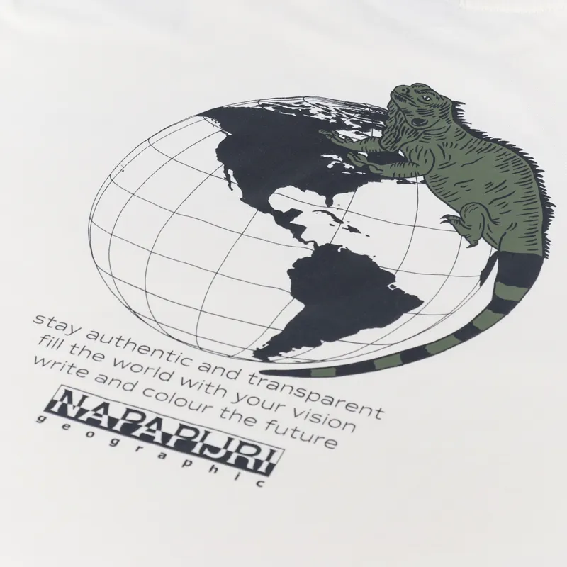 Napapijri Jubones T Shirt Whitecap Grey-6