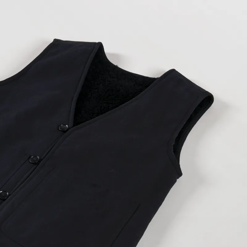 Sideline Womens Reversible Spin Vest Black-4