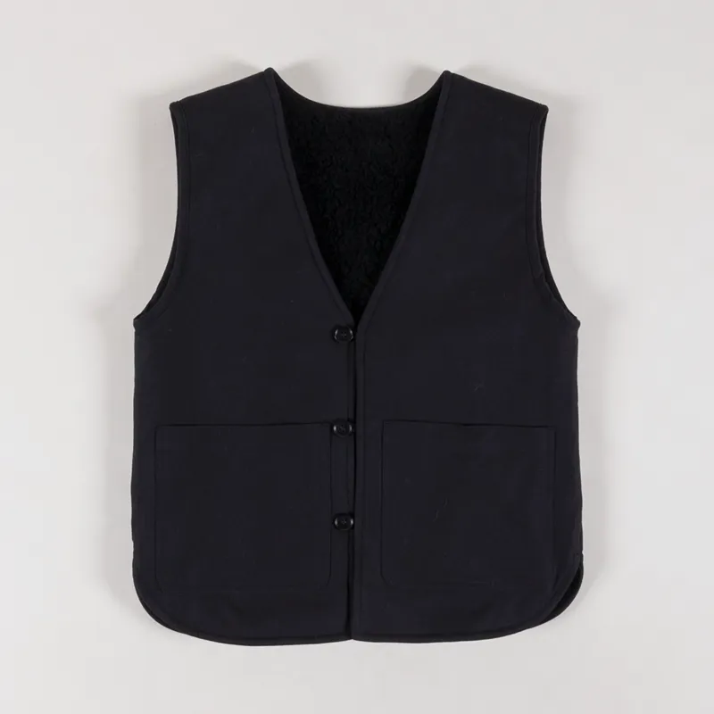 Sideline Womens Reversible Spin Vest Black-2