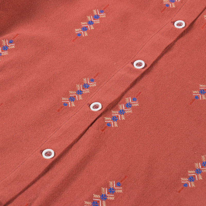 Sideline Womens Gin Shirt Brick-4