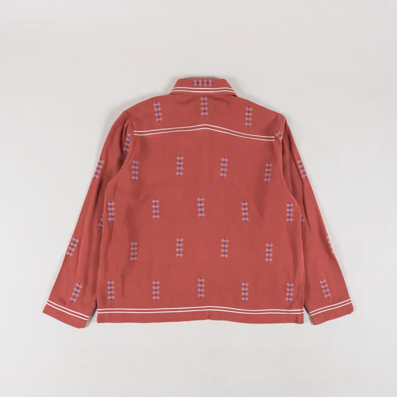 Sideline Womens Gin Shirt Brick-1