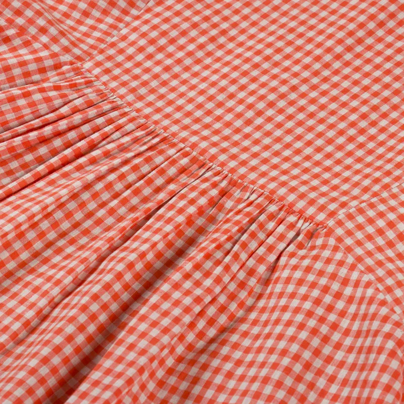 Sideline Womens Happy Shirt Red Check-9