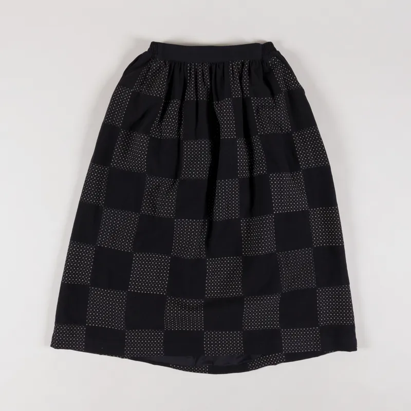 Sideline Womens Vita Skirt Patchwork Black
