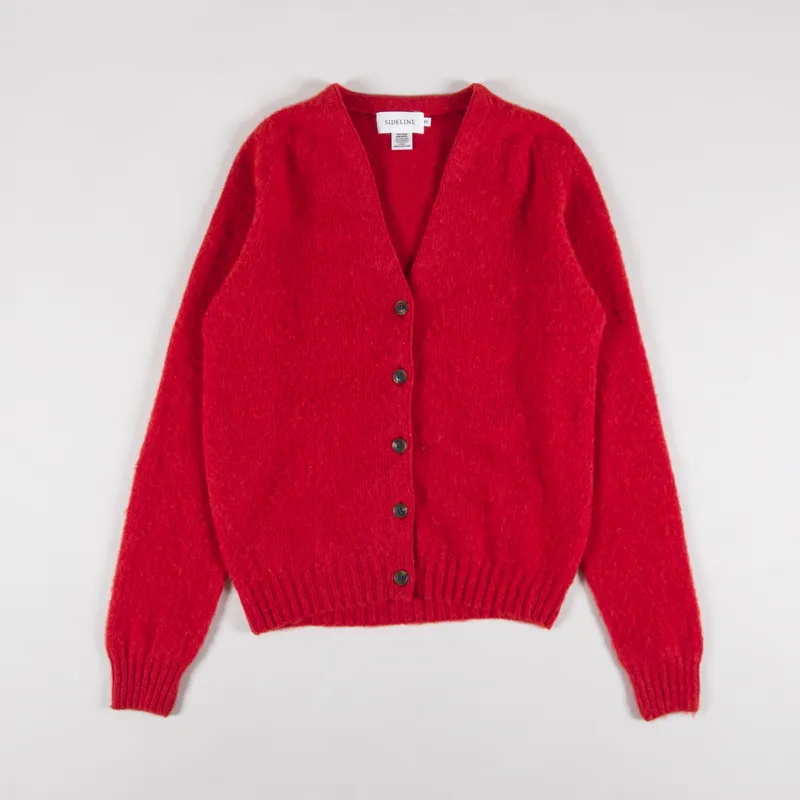 Sideline Womens Nico Cardigan Red-4