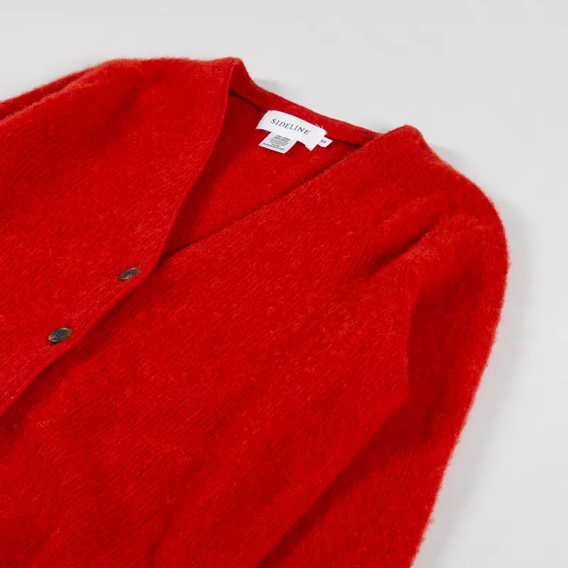 Sideline Womens Nico Cardigan Red-6