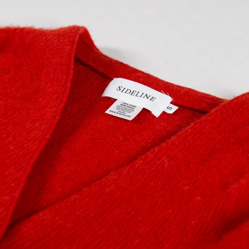 Sideline Womens Nico Cardigan Red-8