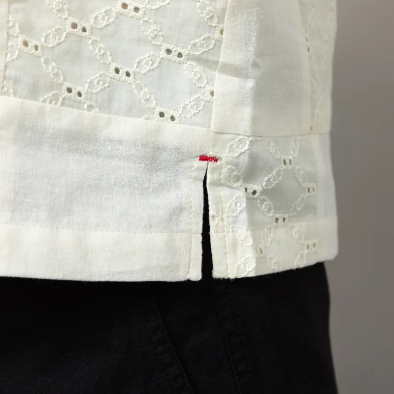 Sideline Womens Stella Shirt Buttermilk Patchwork-6