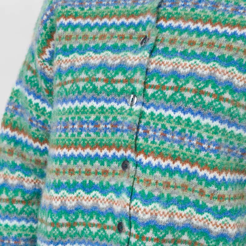 Sideline Womens Lola Cardigan Green Mix-6