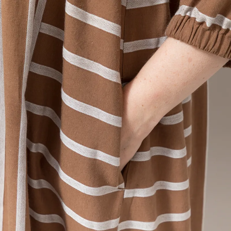 Sideline Womens Betsy Dress Toffee Stripe-6
