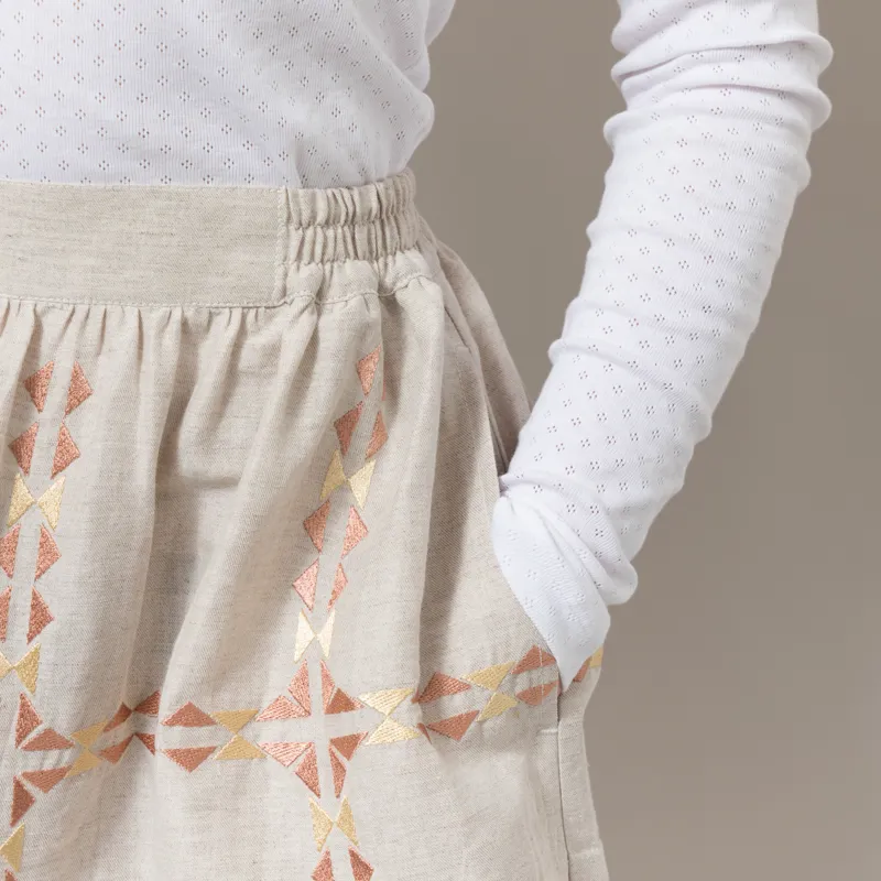 Sideline Womens Aggie Skirt Oat Base-3