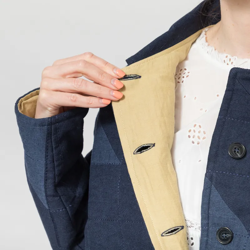 Sideline Womens Say Jacket Indigo-5