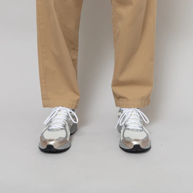 Magenta Slack Pants Beige-9