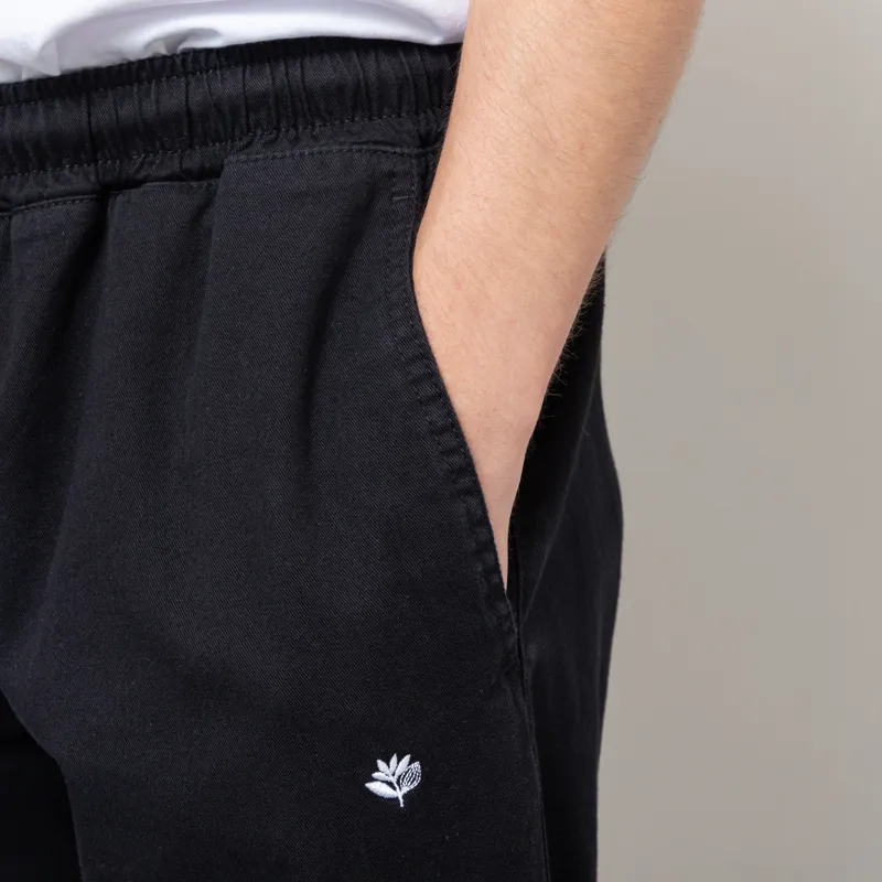 Magenta Slack Pants Black-6