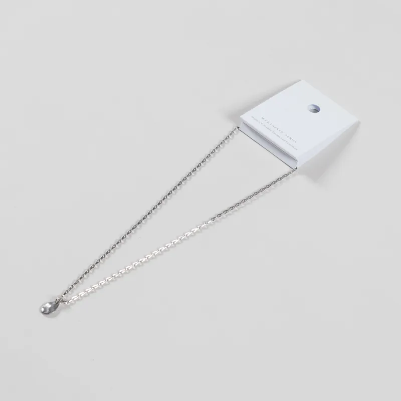 A Weathered Penny Womens Silver Aspen Necklace