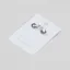A Weathered Penny Womens Silver Fleur Hoop Earrings