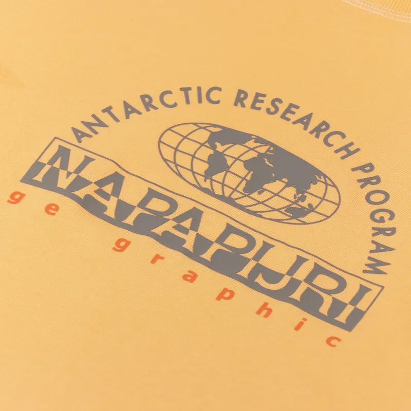 Napapijri Macas T Shirt Orange Mock-1