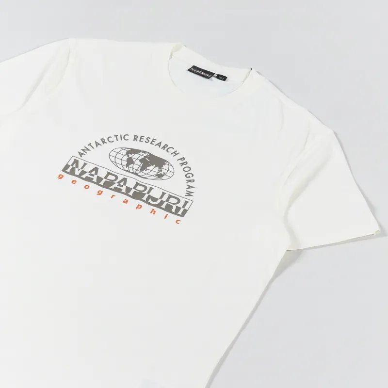 Napapijri Macas T Shirt White Whisper-2