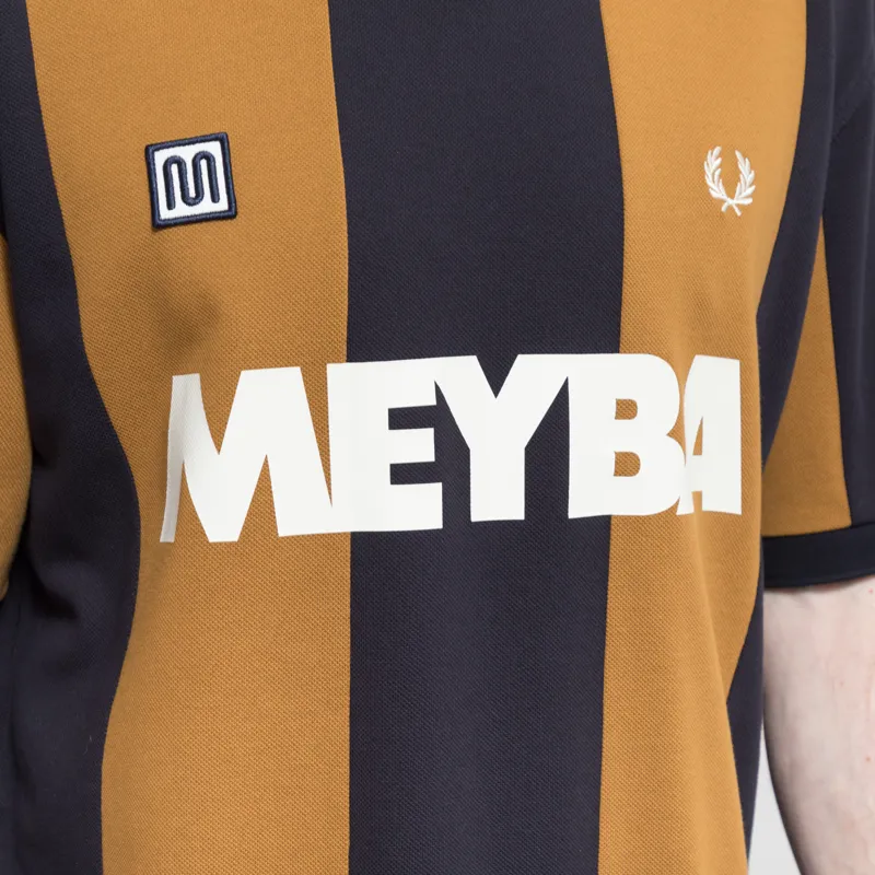 Fred Perry x MEYBA Cut and Sew Polo Shirt Navy-5