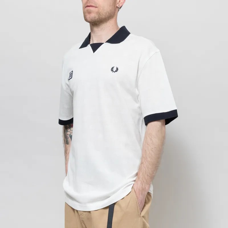 Fred Perry x MEYBA Printed Polo Shirt Ecru-1